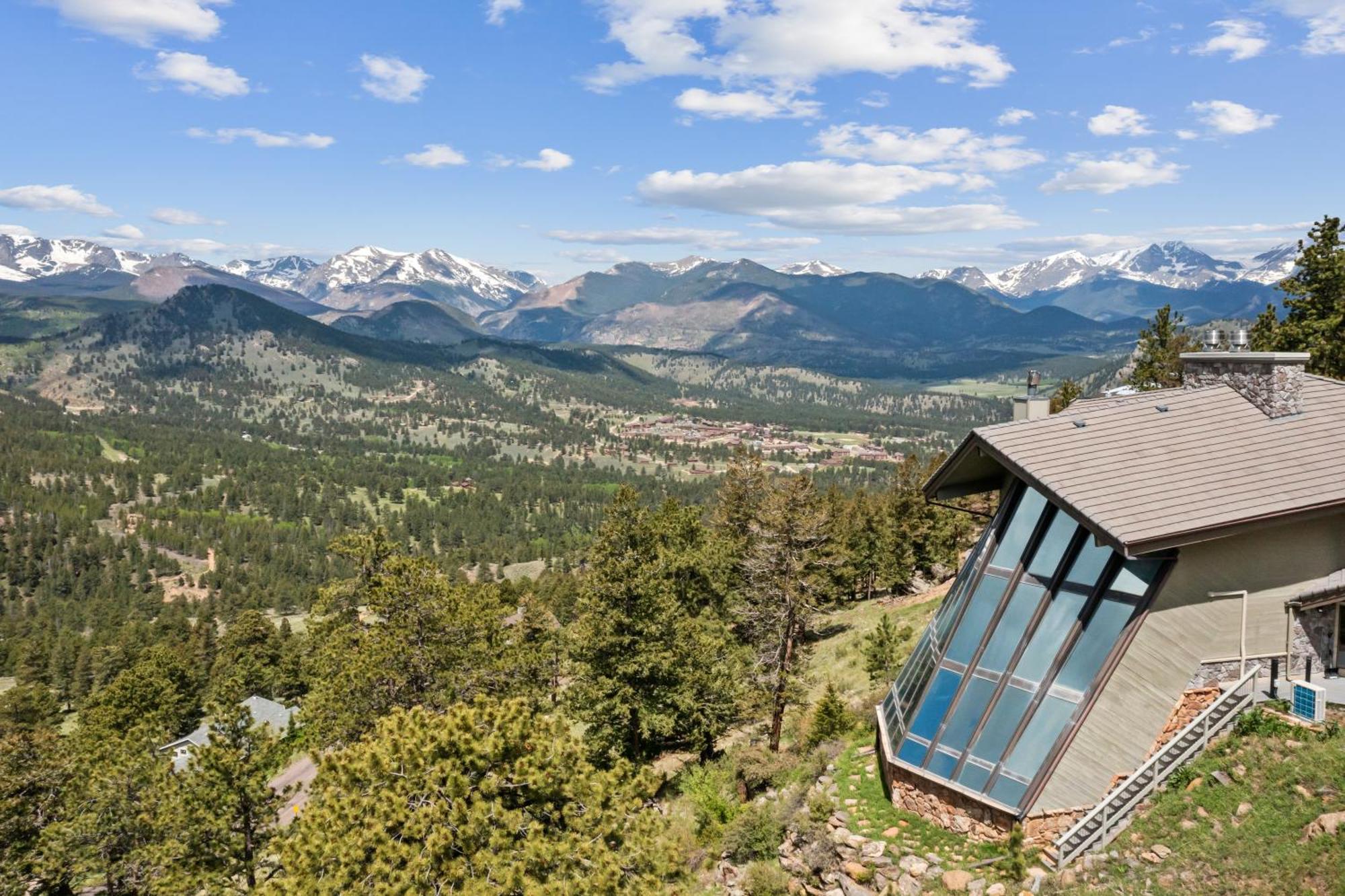 Casa De Cristal-Epic Views-Hottub-Sauna-Sleeps 10-Luxury Linens-Stocked Kitchen エステス・パーク エクステリア 写真