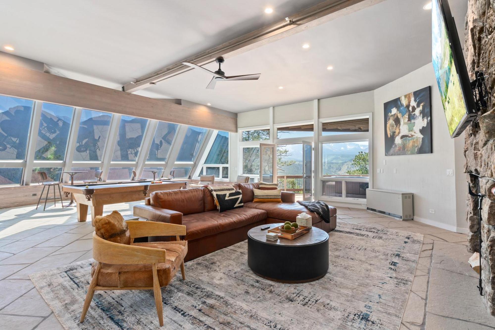 Casa De Cristal-Epic Views-Hottub-Sauna-Sleeps 10-Luxury Linens-Stocked Kitchen エステス・パーク エクステリア 写真