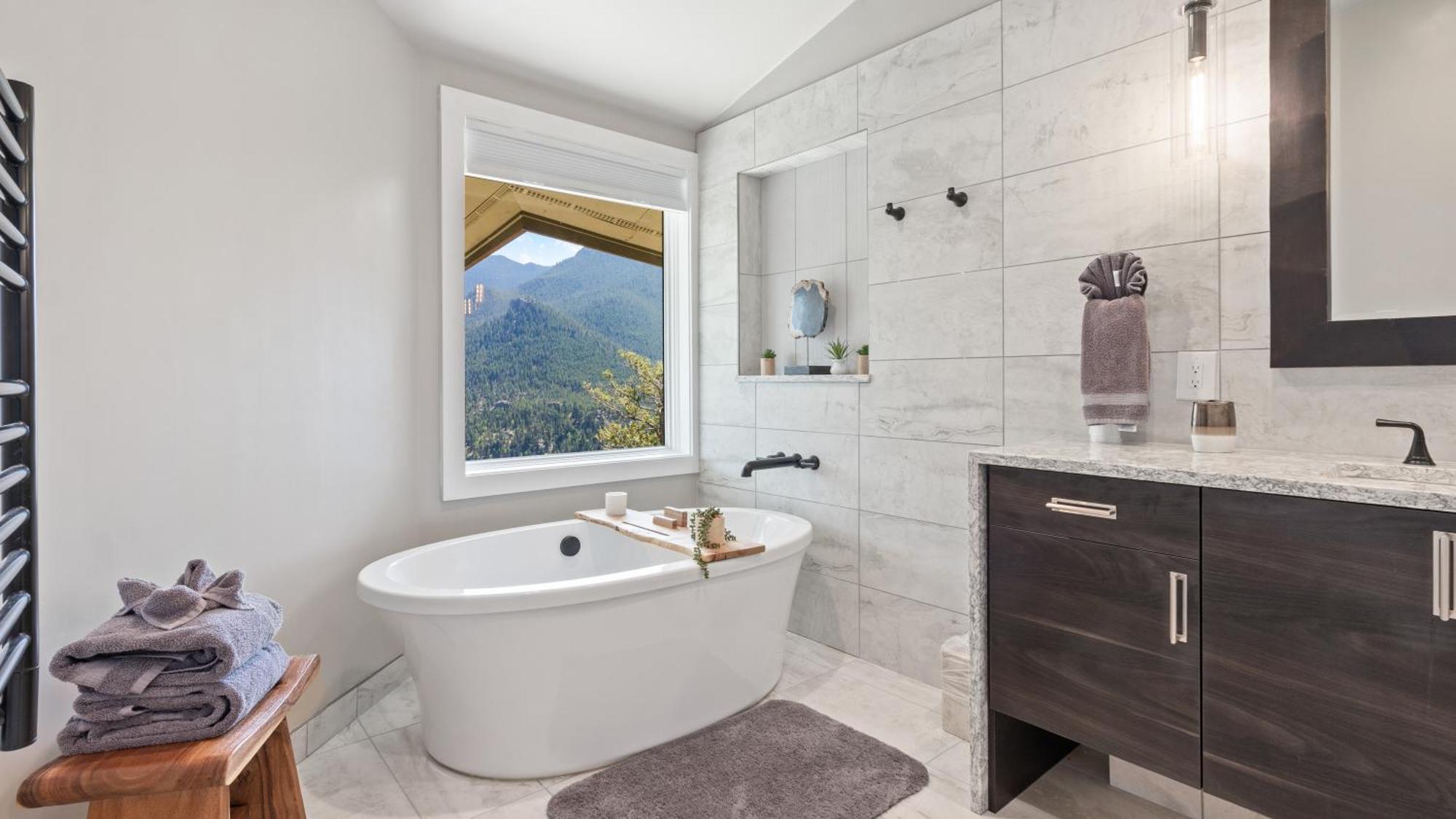 Casa De Cristal-Epic Views-Hottub-Sauna-Sleeps 10-Luxury Linens-Stocked Kitchen エステス・パーク エクステリア 写真