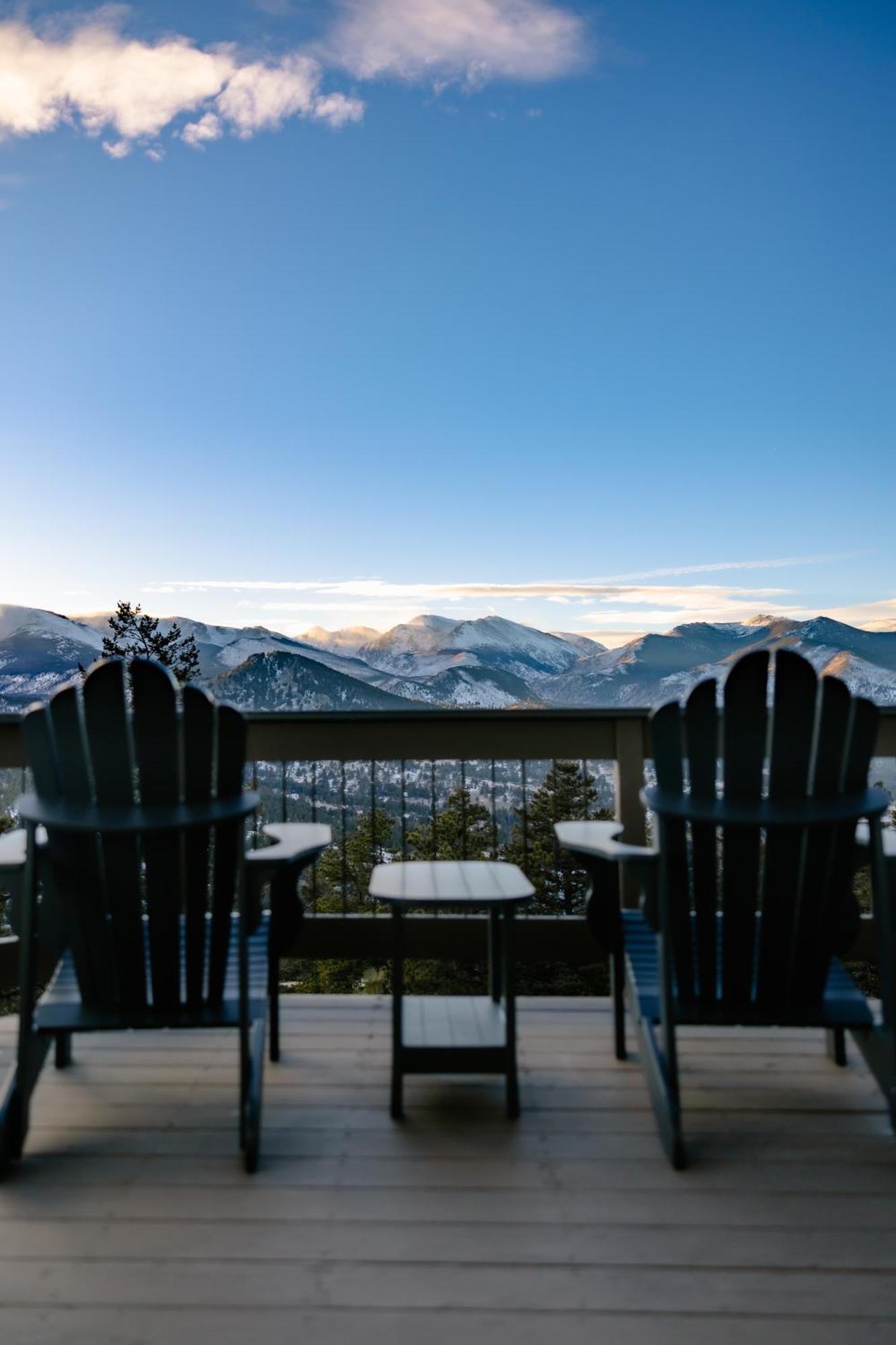Casa De Cristal-Epic Views-Hottub-Sauna-Sleeps 10-Luxury Linens-Stocked Kitchen エステス・パーク エクステリア 写真